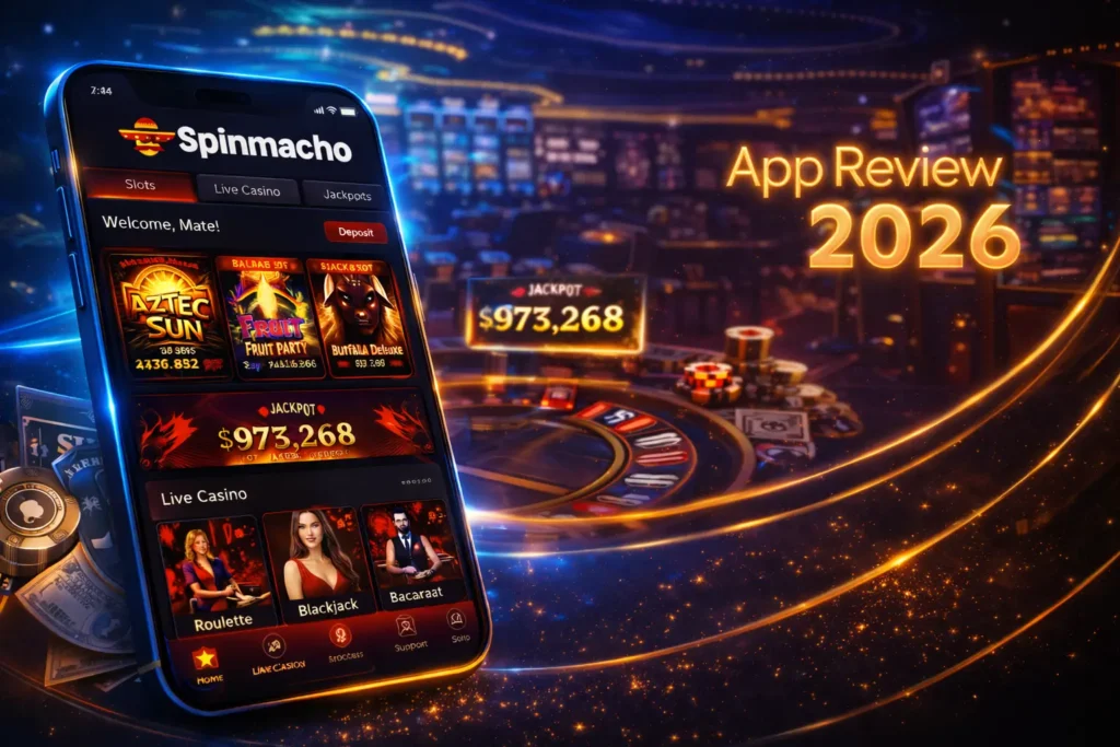 spinmacho app banner